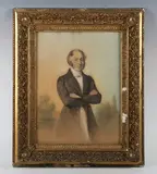 Firmin Salabert, Portrait of Thomas Hartshorne, 1844, watercolour