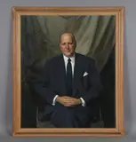 Herbert James Gunn, Portrait of Sir Geoffrey Kitchen, oil on canvas