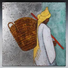 Susan-Jayne Hocking, Yellow Head Scalf’ (Siwa Oasis, Egypt), 1999, oil