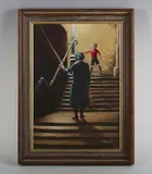 Fred Wilde, Only six more Gran, oil on canvas