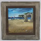 Michael Wishart, Small Seascape, oil on canvas