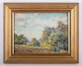 Alexandre Anitchkof, Wimbledon Common 24th Oct. 1930, oil on board
