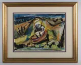 David Smith, Beachscape at Blakeney (Norfolk), mixed media