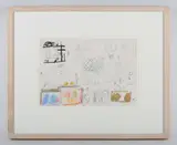 Sandra Blow, Sheet of Studies, mixed media on paper