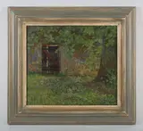 Diana Calvert, Door to the Vineyard, oil on board