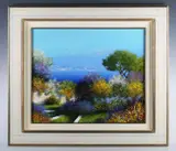 Frank Carron, Glie de la Méditerranée, oil on canvas