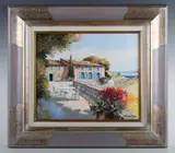 Jean-Pierre Bertaux-Marais, Dimanche, oil on canvas