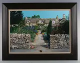 Michael Kidd, Cottage path, oil on board