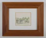 Hugh Casson, The Picnic', pen, ink and watercolour