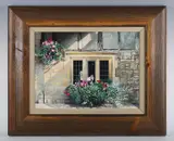 Michael Kidd, Cotswold Window, oil on board