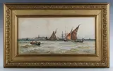 Thomas Bush Hardy, Vessels off the coast