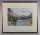 Jackson Henry Simpson, Lochnager from Cambus O’May, watercolour