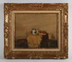 Seymour Remenick, Studio Still-life, oil on panel