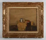 Seymour Remenick, Studio Still-life, oil on panel