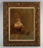 Seymour Remenick, The Artist’s Daughter, oil on panel