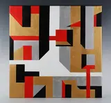 Laurent Ferrie ‘LoFerrie’, The Watchers’; ‘Nowhere to hide X1’, two, acrylic on canvas