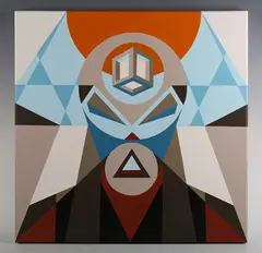 Laurent Ferrie ‘LoFerrie’, Tinahely (Ireland)'; 'Tinahely 2022 (Ireland)', a pair, 2022, acrylic on canvas