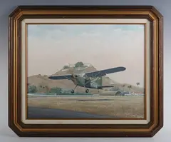 Arthur Whitlock, War Surplus - Madras ‘49, oil on canvas-board