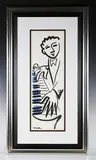 Marsha Hammel, Blue Jazz IV, ink brush on paper