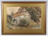 Josiah Wood Whymper, Mill at Selham, Sussex, watercolour