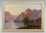 Francis E. Jamieson, Highland loch scenes, a pair, oil on canvas