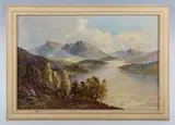Francis E. Jamieson, Highland loch scenes, a pair, oil on canvas