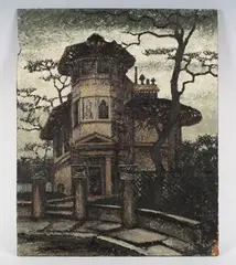 David Cooper, Tower House, Park Village West' (Regent's Park, London), oil on board