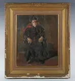 John Wealthy, Father Quinlan, 1966, oil on board
