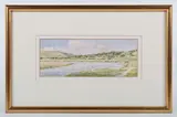 Michael J. Cruickshank, River Cuckmere at Exceat’; 'A Fork in the River’, two, watercolour