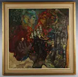 John Cherrington, The Myth of Adonis, 1981, oil on board