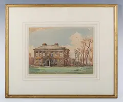 Frederick Lawson, Northowran Hall, near Halifax, Yorks, watercolour