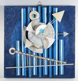 Paolo Viterbini, Lunare III, 2022, mixed media construction