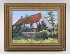 Stephen Hawkins, The Old Farm House, oil on board