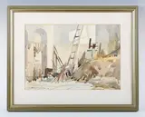 Edward Wesson, The Stables, Dinton, watercolour