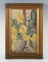 Cecily Sash, Still life, oil on canvasboard