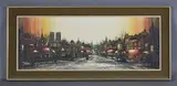 Ronald Folland, Street scene near Notre Dame, Paris, oil on canvas