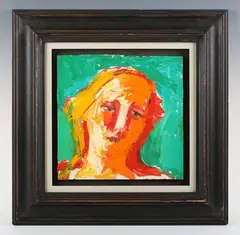 John Barnicoat, Head study, oil on board