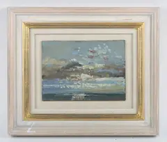 Tom Coates, Sky 3 Holland’: skyscape, oil on board