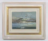 Tom Coates, Sky 3 Holland’: skyscape, oil on board