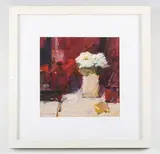 Salliann Putman, Red Corner’: still life, watercolour and gouache
