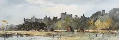 Arundel Castle after the Floods by Edward Wesson, watercolour, sold Sep 2024