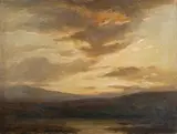 Robert Buchan Nisbet, Highland Landscape, oil on canvas