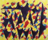 William Gear, Abstract, gouache on paper