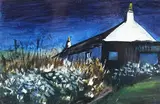 Annette Jean Stephen, Catterline, watercolour with gouache