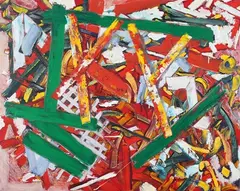 Nick Bodimeade, Flotsam, acrylic on canvas