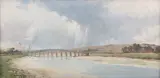 Charles Frank Trangman, Old Shoreham Bridge, Sussex, 1913, oil on canvas