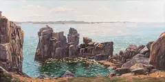 Nancy Bailey, Peninnis, St Mary's' (Isles of Scilly), oil on canvas
