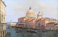 Clive Madgwick, Santa Maria della Salute, Venice, oil on canvas