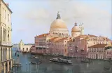 Clive Madgwick, Santa Maria della Salute, Venice, oil on canvas
