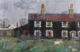 Gerald Rose, Cottages with Tethered Goat